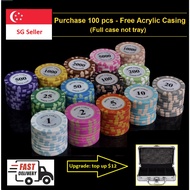 [SG Seller] Upgraded Las Vegas Poker Chips / Mahjong Chips / Casino Chips - Ready Stocks !!!