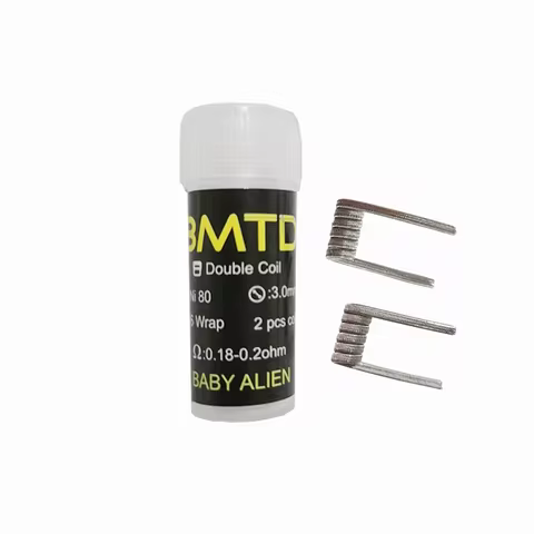 DIY Coil For Experience Users Ni80 Premade Baby Alien coil 3/2.5mm Inner Diameter PreBuilt Spiral To