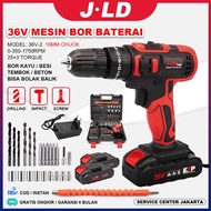 Ready Stok ! JLD Mesin Bor Baterai cas 10mm jld tool Impact Bor