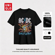 Pure cotton Tshirt Premium Tshirt AC/DC rock band guitar oversized Printe Tshirt