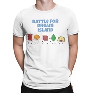 Animation BFDI Battle for Dream T-Shirt Men O-neck Short Sleeve Clothing  100% Cotton Top Tee