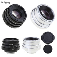 BLING Large Aperture Large Aperture Manual Camera Lens 35mm F1 6 Mini Lens For A6000