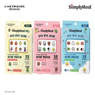 SimplyHeal Day & Night Premium Hydrocolloid Acne Patch (LINE FRIENDS minini Edition)