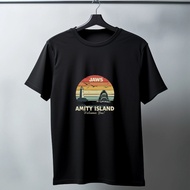 Jaws Amity Island Shirt Premium Tshirt Cotton 100% 30S