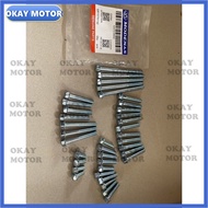 modenas kriss 110 kriss110 kriss1 kriss2 Engine Screw Cover Enjin Skru Full Set  COMPLETED casing t8