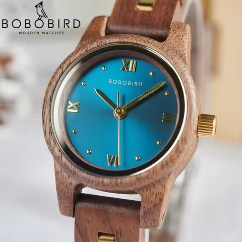 BOBO BIRD Navy Blue Couple Watches Top Luxry Brand Lover Wooden Quartz Wristwatch Personalized Engra