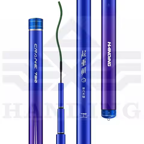 ZZ388 DOAO 60Kgs Large Fishing Rod Carbonfiber Tip 2.7mm Butt 27mm 4.5m 5.4m 6.3m 7.2m 8.1m 9m Safe 