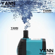 YANN UltraQuiet Submersible Water Pump, 3W Power Plastic Fish Pond Pump, Durable Ultra-Quiet Blue Su