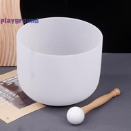 [playground] Crystal Quartz Singing Bowl 8 Inch 432Hz Yoga Meditation Sound Bowls Professional Tibet