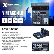 New Hardwell Professional 4 LB Vintage Audio Mixer with 4 Channels, Mono Input, Bluetooth, and OTG 9
