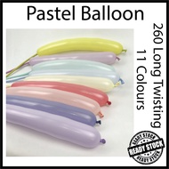100pcs 260 Pastel Balloon Macaroon Magical Balloons Long Twisting Balloon Color Candy For Birthday P
