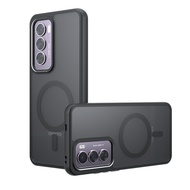 UFLAXE LEOS - Ốp Lưng OPPO Reno 12 / Reno 12 Pro 5G - Ốp Lưng Cứng Chống Sốc Trong Suốt Mờ | Ốp Điện