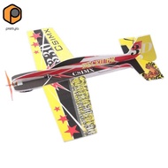 [prettyia] RC F3P Stunt Airplane, Electric Fixed Airfoil, Lightweight Foam, Durable for Youth