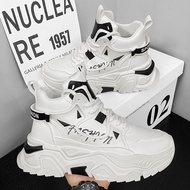 Ready stock / Fashionable men's shoes thick-soled sneakers Casual Trainers non-slip lightweight brea