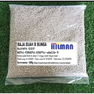 BAJA BUAH - BOOSTER POKOK SUPAYA BERBUAH DAN BERBUNGA - NPK 12-12-17 + 2MgO + TE - 500GRAM