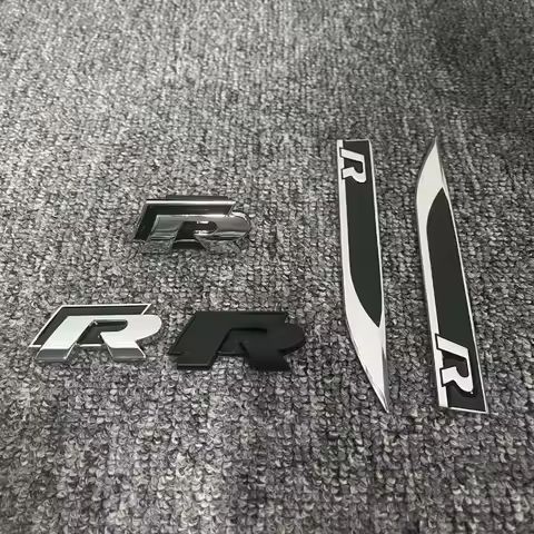 3Pcs Metal Car Trunk Logo Sticker Grill Emblems Badge Decals For VW Golf 2 3 4 5 6 8 MK2 MK3 MK4 MK5