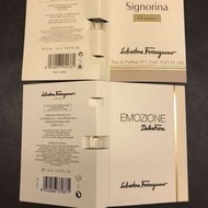 Salvatore Ferragamo 最新 Emozione 1.5ml sample, $20 一枝，$40 兩枝（包郵）。