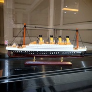 [Syor Langsung] Model Titanic Hiasan Perahu Layar Kayu Simulasi Ruang Tamu Kapal Pesiar Kapal Siap