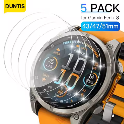 Screen Protector Glass for Garmin Fenix 8 43mm/47mm/51mm AMOLED Solar Scratch resistant HD Protectiv