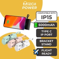 Mtech Mini PowerCapsule Series iPh Type C 5000mAh Power Bank with Stand Portable charger Battery PowerBank