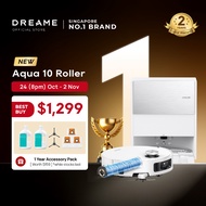 【GRAND LAUNCH】Dreame Aqua 10 Roller Robot Vacuum | AquaRoll™ Mopping - Fresh Water Mopping | AutoSea