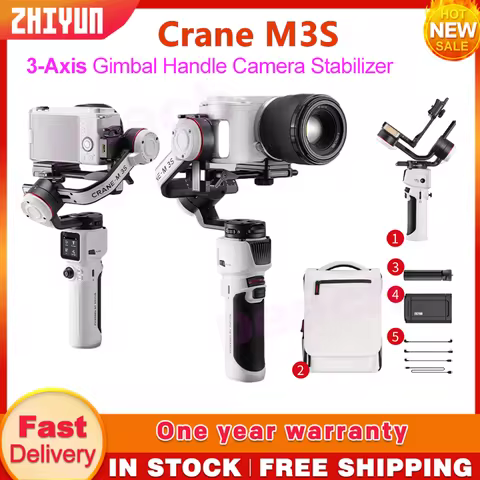 ZHIYUN Crane M3S Crane M3 S 3-Axis Handheld Camera Gimbal Stabilizer Quick Release for Mirrorless` C