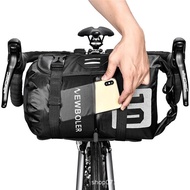 NEWBOLERBicycle Bag Waterproof Handlebar Bag Headtube Cycling Bag Mountain Bike Frame Bag Road Bike Desiccant Bag
