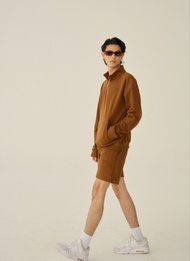 TOOCH - Half Zip Sweater + Sweat Shorts