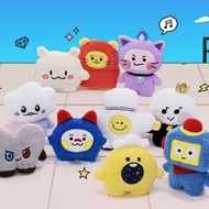 Kpop TRUZ TATTON Plush Doll Cute Cartoon Standing Doll TREASURE