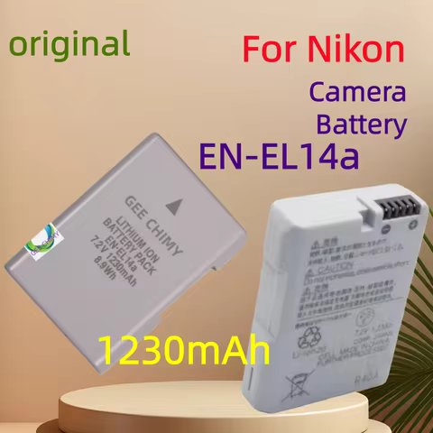High quality EN-EL14a EN EL14 Rechargeable Battery or Charger For Nikon Camera D5500 D5300 D5600 D32