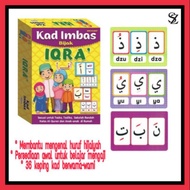 🔥 HOT 🔥36Pcs Kad Imbas Belajar Iqra dan Basic Huruf Jawi Mudah Ingat Baca Kenal Hijaiyah Jawi Flash Card Mind to Mind