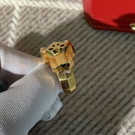 Juicy Couture Ring Cartier 卡地亞 panthers 獵豹戒指18k黃金，尺寸57號