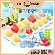🏠READY STOCK🏠 14 Holes Ice Cube Tray Ice Tray Ice Cube Maker Round Ice Mould Baby Food Puree Mold Co