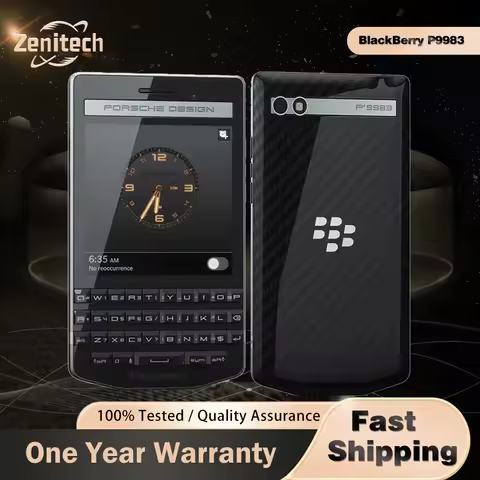 Brand New Original BlackBerry P'9983 4G LTE Mobile Phone 3.1'' 2GB RAM 64GB ROM BlackBerryOS Cell Ph