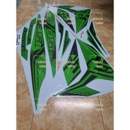 YAMAHA Y15 Y15zr Body Cover Stripe Sticker Exciter Thai green