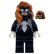 LEGO SH1064 Marvel Super Heroes Spider-Man 76324 -  Spider-Woman Minifigure - Black Outfit with Blac