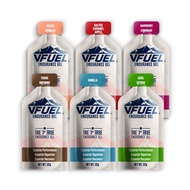 VFuel Endurance Gel Citrus 24 Gel Packs, Running Gel, Marathon, Muscle Recovery, Made In USA