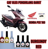 CAT OLES PENGHILANG BARET MOTOR HONDA PCX 160 NEW BURGUNDY RED TERMURAH
