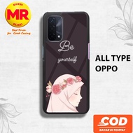 Case OPPO A74 4G A95 A74 5G A76 A36 F5 F11 PRO HIJAB MOTIF Latest Premium Glossy 2D Hardcase Casing 
