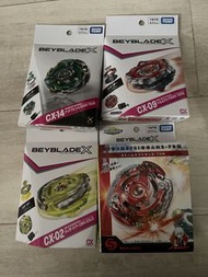 Beyblade X 爆旋陀螺 CX-14 騎士要塞 CX-09 日蝕 CX-02 巫師弧光 BX-00 暴風巨神