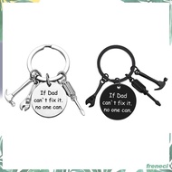 [Freneci] FatherS Day Gifts Keychain from Children for Daddy Him Wedding