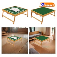 [Perfk1] Portable Travel Mahjong Table for Adults Kids Home Entertainment Mahjong Set