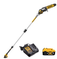 DEWALT เลื่อยตัดแต่งกิ่งไม้สูง ไร้สาย ตัวเครื่องยาว 3M ระยะที่ตัดได้ 4.5 M. รุ่น DCMPS567N 18V20V (เครื่องเปล่า)(ครบชุด พร้อมแบต 5 AH ชาร์จเร็ว)