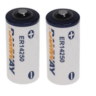 [SG] Ramway ER14250 3.6V Type 1/2 AA Lithium Thionyl Chloride (Li-SOCl2) Cylindrical Battery (2 Piec