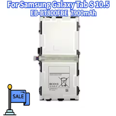 Tablet Li-Polymer Battery For Samsung Galaxy Tab S 10.5 SM T800 T801 T805 SM-T800 SM-T810 Battery 79