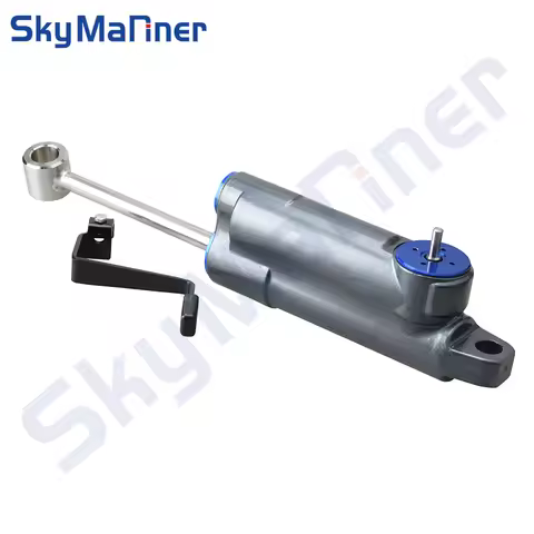 Manual Single Ram Power Tilt Trim Unit 69D-43170 For Yamaha Outboard 60HP E60H 69DD 69D-43107-12-4D