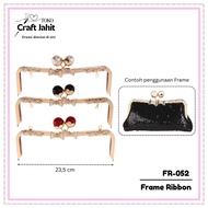 FR-052 | Metal Clasp Frame | Handmade Wallet Frame | 23.5 CM