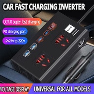 Power Inverter Car 220V Truck Charger 12V 24V Socket Converter to