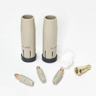 5pcs/set, 24KD New Coating Protection nozzle  0.8/1.0/1.2mm MIG Torch Gas Nozzle Tip Holder of 24KD 
