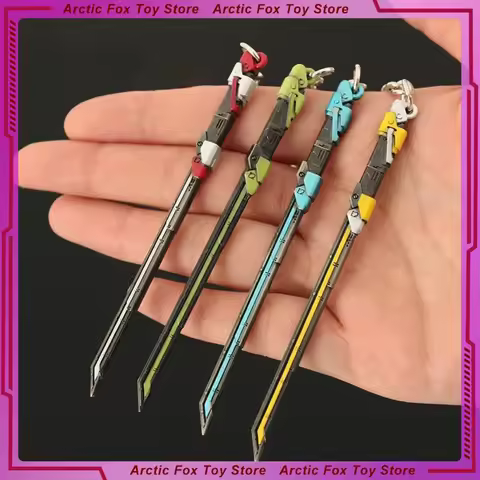 9cm VALORANT RGX 11Z PRO Game 4 Colors Peripheral Metal Model and Props Decorative Pendant Keychain 